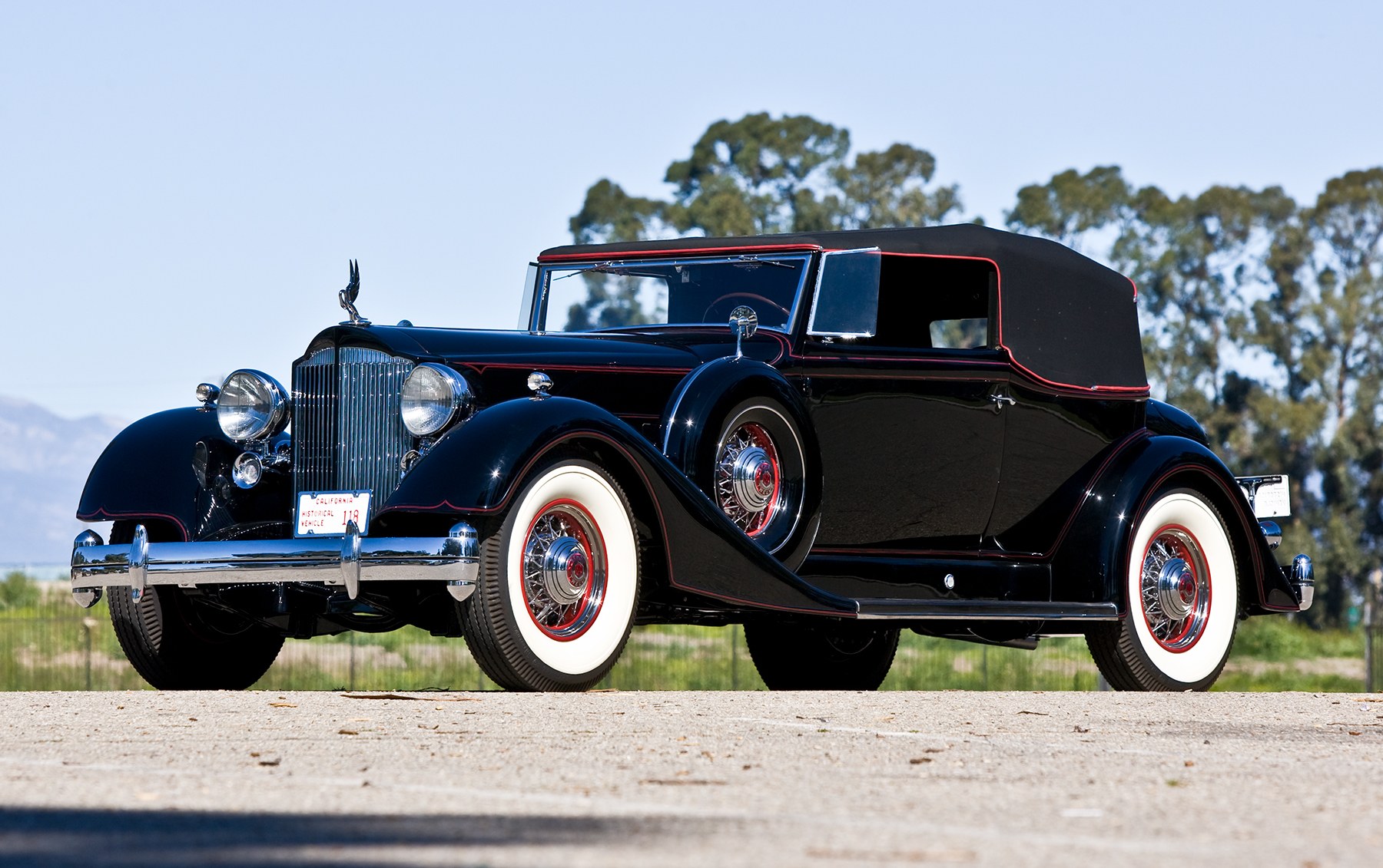 1934 Packard Twelve Model 1107 Convertible Victoria Gooding & Company